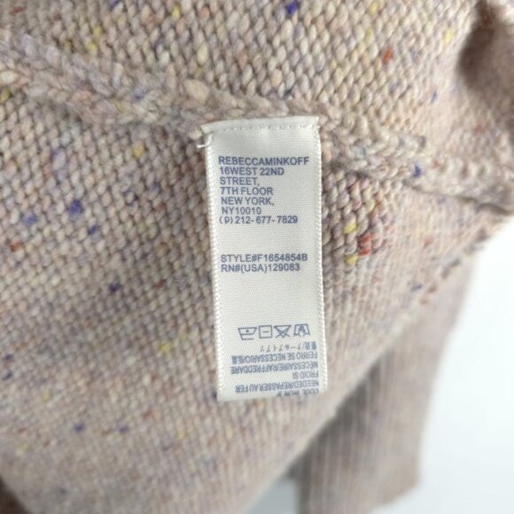 NWT REBECCA MINKOFF EXTRA FINE MERINO WOOL ALPACA Cowl Nk ERID‎ Sweater SMALL - Picture 11 of 11
